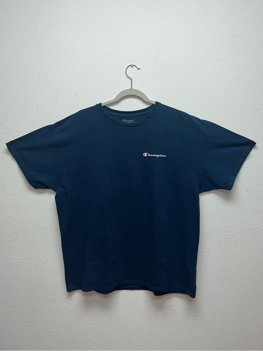 Champion Dark Blue T-Shirt - Picture 1 of 4